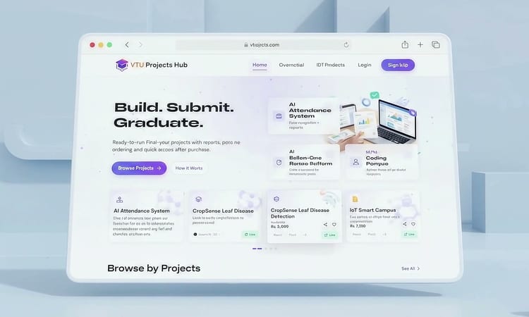 VTU Projects Hub preview